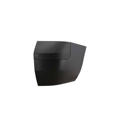 Ponteira Parachoque Traseiro Saveiro G5 G6 2008 a 2016 Preto Liso Direito Caroneiro Exceto Linha Cross