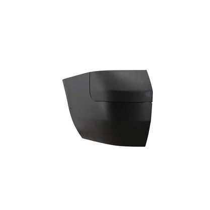 Ponteira Parachoque Traseiro Saveiro G5 G6 2008 a 2016 Preto Liso Esquerdo Motorista Exceto Linha Cross