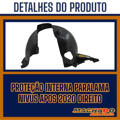 Protecao Interna Paralama Nivus Apos 2020 Direita