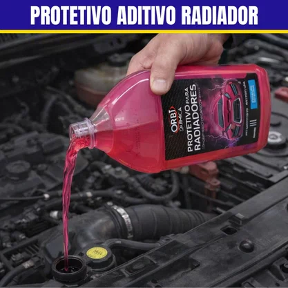 Protetivo Aditivo Radiador 5 Litro Oganico Rosa