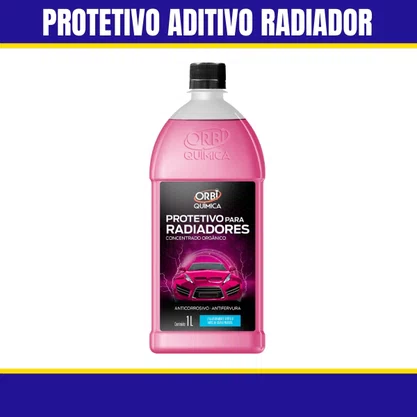 Protetivo Para Radiador 1 Litro Concentrado Orgânico Rosa ORBI