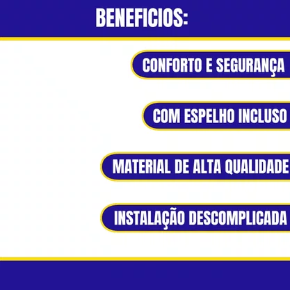 Quebra-Sol Renaut Logan/Sandero 2008 a 2020 Duster 2012 a 2020 Com Espelho Cinza Direito
