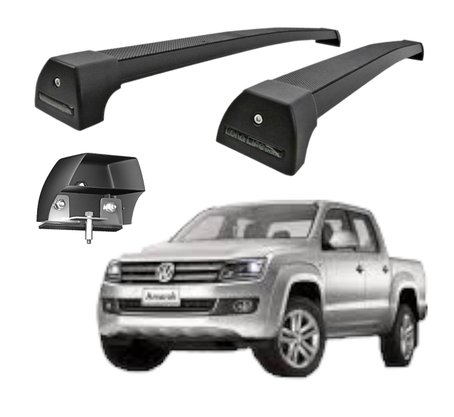 Rack de Teto Amarok 2011 a 2020 Sport Preto  LONG LIFE 