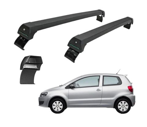 Rack de Teto Fox 2004 a 2019 2 Portas Sports Preto  LONG LIFE 