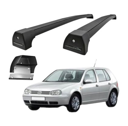 Rack de Teto Golf 1999 a 2012 Bora 1999 a 2011 Sports Preto LONG LIFE