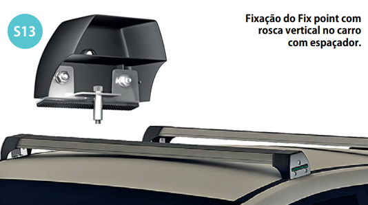 Rack de Teto I30 2009 a 2017 Sports  Preto LONG LIFE 