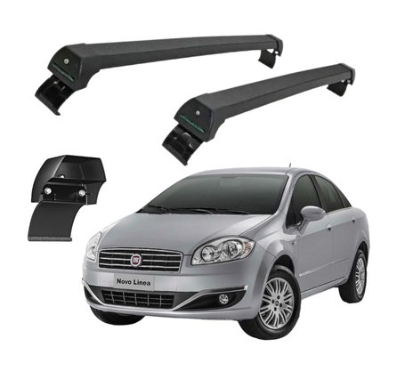 Rack de Teto Linea 2009 a 2016 Sports Preto  LONG LIFE 