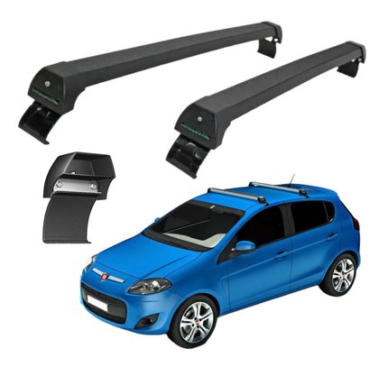 Rack de Teto Novo Palio 2012 a 2017 4 Porta Sports Preto LONG LIFE