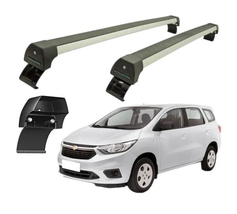 Rack de Teto Spin 2013 a 2021 Sports Prata  LONG LIFE 