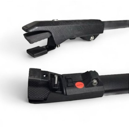 Rack de Teto Travessa Jeep Comander 2022 a 2024 com Longarina Integrada Preto em Aço - NEW LIFE