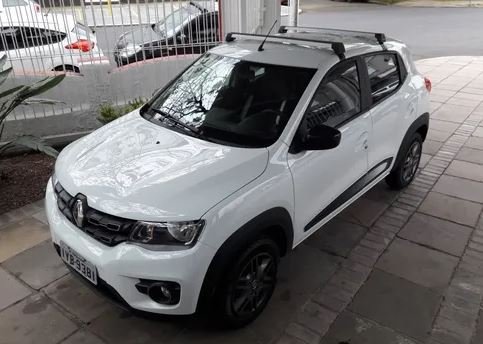 Rack de Teto Travessa Kwid 2018 2019 2020 2024 Sem Longarinas Sports Prata  LONG LIFE