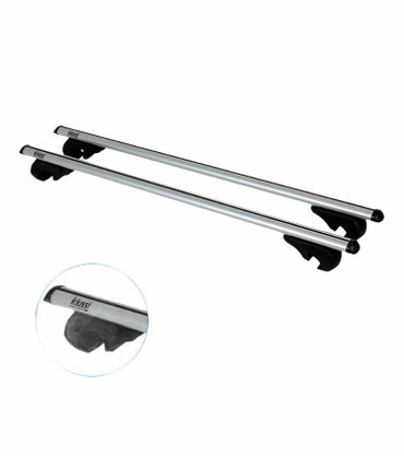 Rack de Teto Travessa Universal Belluno 120 cm Prata  KIUSSI