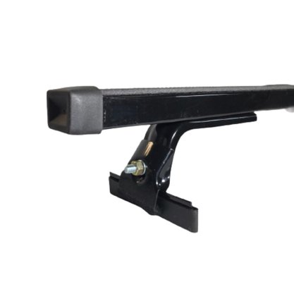 Rack de Teto Travessa Para Carros com Calha no Teto Preto em Aço NEW LIFE