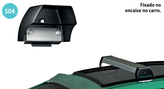 Rack de Teto Uno Prêmio Elba 1984 a 2013 2 Portas Sports Preto LONG LIFE 