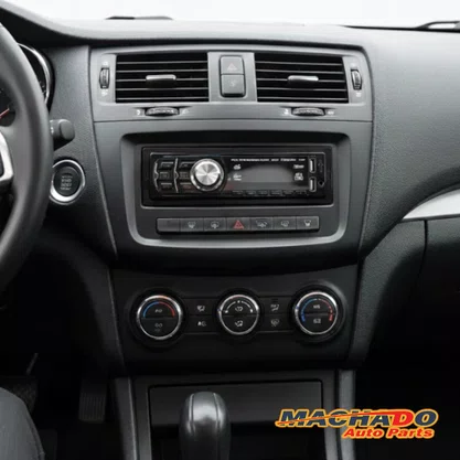 Radio MP3 Player Som Automotivo USB Cartão SD AUX Bluetooth