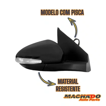 Retrovisor Externo Argo/Cronos 2017 A 2023 C/C Eletrico Com Pisca Direito