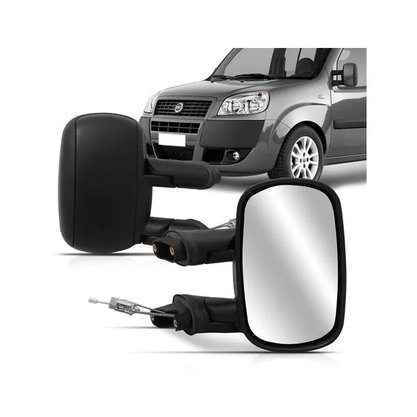 Retrovisor Externo Doblo 2002 a 2009 Com Controle Interno Manual Lado Esquerdo Motorista RETROVEX Retrovisor Externo Doblo 2002 a 2009 Com Controle Interno Manual Lado Esquerdo Motorista RETROVEX
