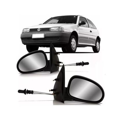 Retrovisor Externo Gol Parati G2 1996 a 2002 2 Portas com Controle Interno Manual Lado Direito Caroneiro RETROVEX