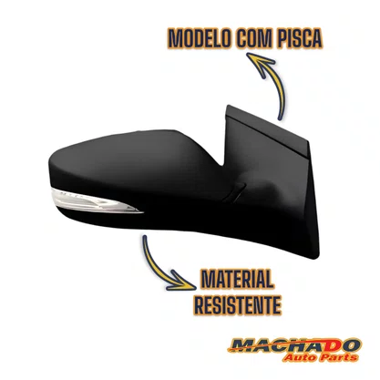 Retrovisor Externo HB20 2012 A 2019 C/C Eletrico Com Pisca Direito