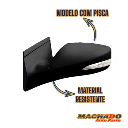 Retrovisor Externo HB20 2012 a 2019 C/C Eletrico Com Pisca Esquerdo