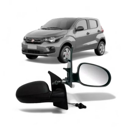 Retrovisor Externo Mobi 2016 a 2022 Com Controle Interno Manual Lado Esquerdo MIRROR