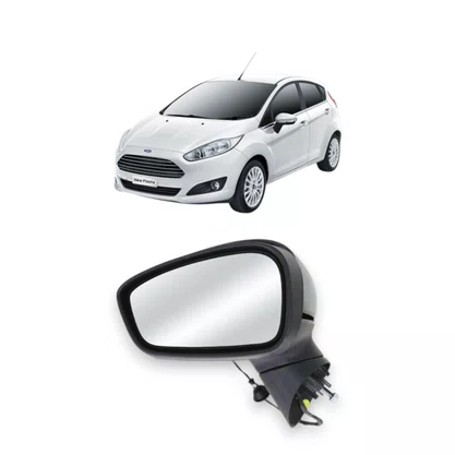 Retrovisor Externo New Fiesta Apos 2013 C/ Cont. Eletrico Esquerdo