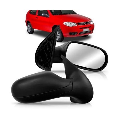 Retrovisor Externo Palio 2 Portas Fire Economy 2004 a 2010 Strada 2004 a 2010 Sem Controle Interno Lado Esquerdo Motorista RETROVEX