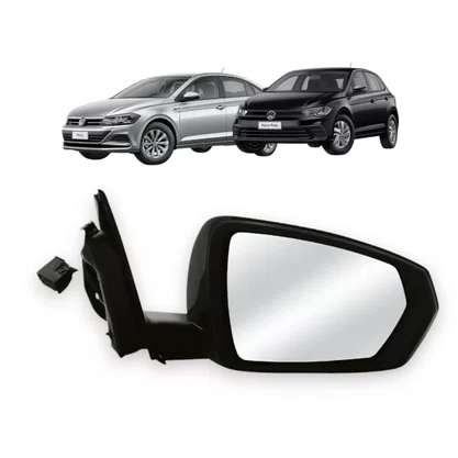 Retrovisor Externo Polo / Virtus Apos 2017 C/ Cont. Com Pisca Direito