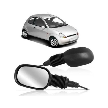 Retrovisor Externo Ford Ka 1997 a 2007 Com Controle Interno Manual Lado Direito Caroneiro RETROVEX