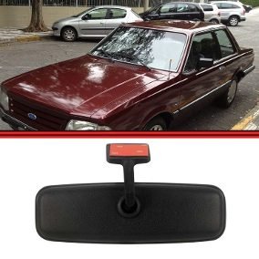 Retrovisor Interno Escort Del Rey Pampa Corcel II Belina Preto