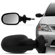 Retrovisor Sandero Logan 2007 a 2009 Com Controle Interno Manual Esquerdo Motorista MIRROR