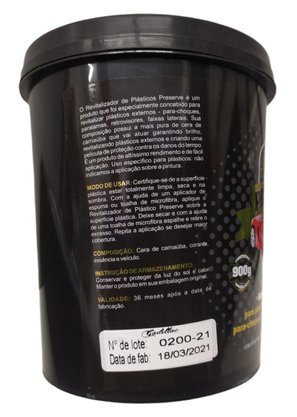 Revitalizador De Plásticos Externos Preserve 900g CADILLAC