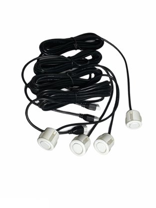 Sensor de Estacionamento 4 Pontos Branco Universal TECH ONE