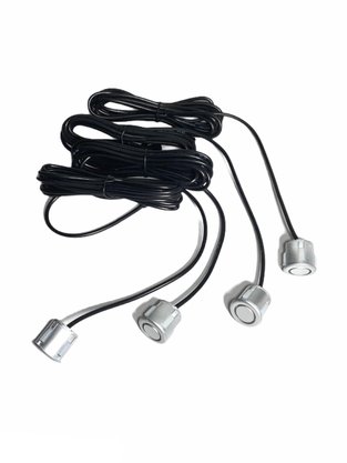 Sensor de Estacionamento 4 Pontos Prata Universal TECH ONE