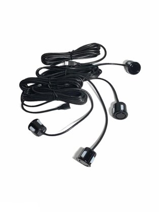 Sensor de Estacionamento 4 Pontos Preto Brilho Universal TECH ONE
