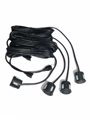 Sensor de Estacionamento 4 Pontos Preto Fosco Universal TECH ONE