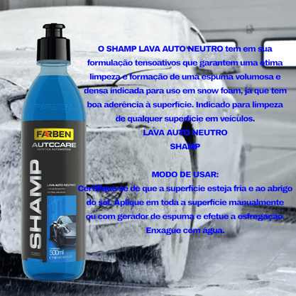 Shamp Lava Autos Neutro 3L FARBEN