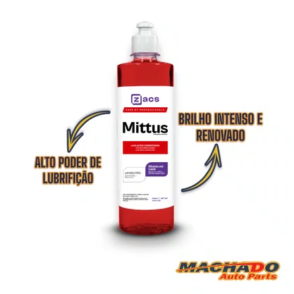 Shampoo Automotivo Super Concentrado Mittus 500ml ZACS