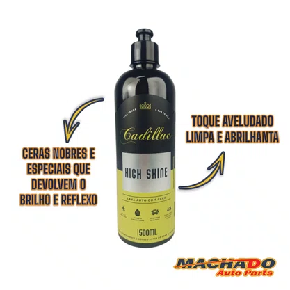 Shampoo Lava Auto Com Cera High Shine 500ml CADILLAC