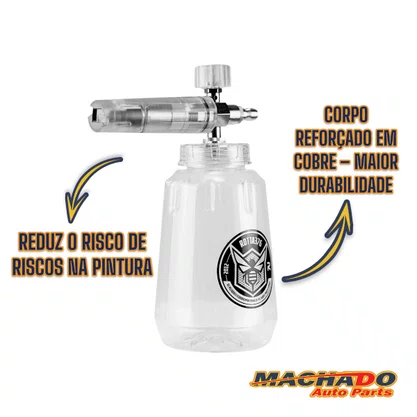 Snow Foam Canhao De Espuma Com 2 Copos 1 Litro