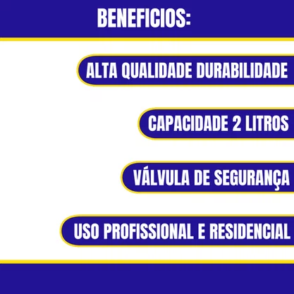 Snow Foam Manual e Pulverizador Espuma e Liquido Bico Longo 2L