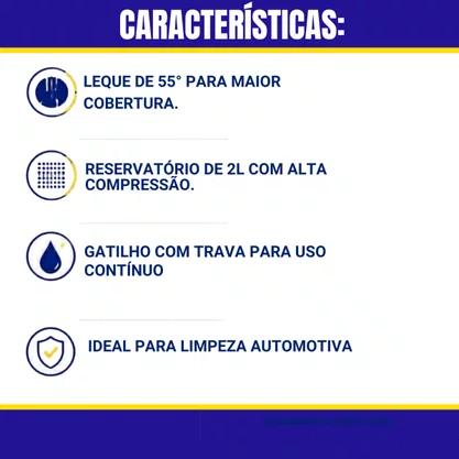 Snow Foam Manual e Pulverizador Power Foam