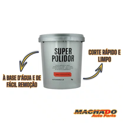 Super Polidor Massa Polir N2 1KG