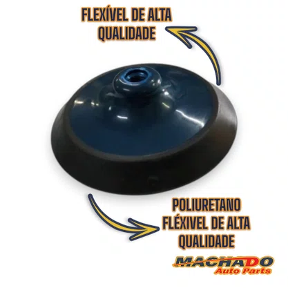 Suporte Boina Flexivel Rotativa 5" Rosca 5/8" VONIXX