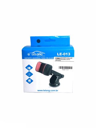 Suporte Celular C/ Ventosa  Lelong LE-028