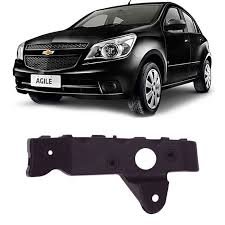Suporte Guia Parachoque Dianteiro Agile Montana 2010 a 2019 Esquerdo Motorista