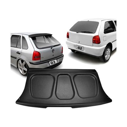 Tampão Bagagito Porta Malas Gol Bola G2 1995 a 1999 G3 2000 a 2005 Cinza 