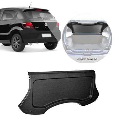 Tampão Bagagito Porta Malas Gol G5 G6 2009 a 2016 Preto   