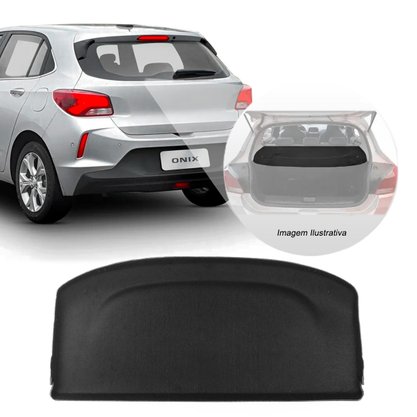 Tampão Bagagito Porta Malas Onix 2020 a 2023 Carpete Preto 