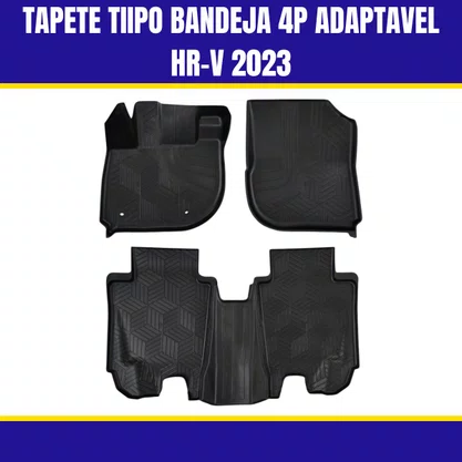 Tapete TIipo Bandeja 4P Adaptavel HR-V 2023...5PC